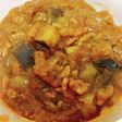 ナスのバターキーマカレー