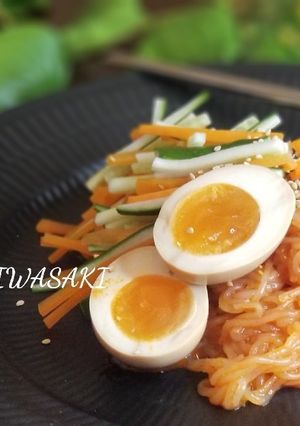綺麗になれちゃう『ヘルシー蒟蒻ビビン麺』-レシピのメイン写真