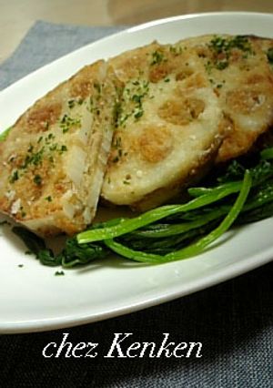 □■Healthy■□れんこんはさみ揚げ-レシピのメイン写真