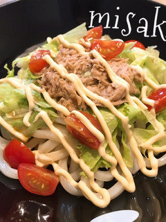 お好きな野菜☆de☆サラダうどん-レシピのメイン写真