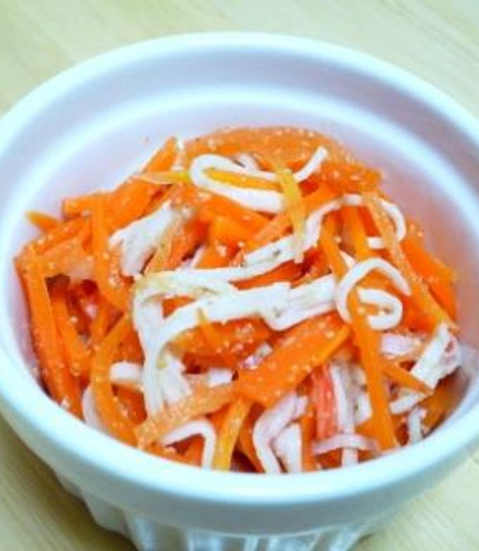 カニカマキャロットサラダ by Haerbin 【クックパッド】 簡単おいしい
