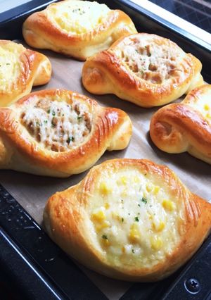 おかずパン3種☆本格！お店の味〜-レシピのメイン写真