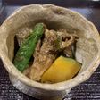 ナスとししとうと舞茸の味噌炒め