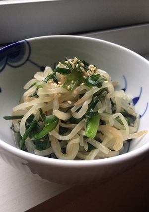 簡単副菜!定番!もやしとニラのナムル-レシピのメイン写真