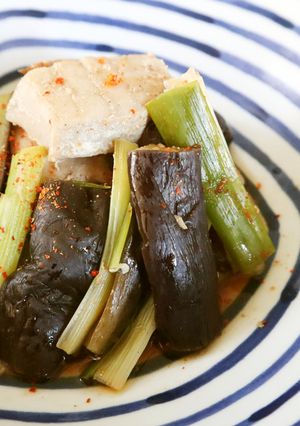 ヘルシー逸品!ナスとマグロのポン酢和え-レシピのメイン写真