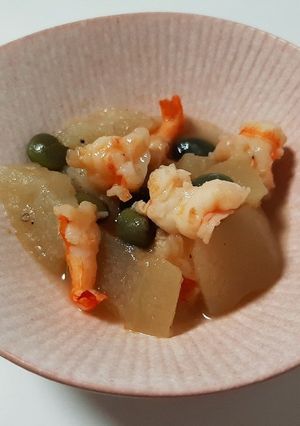 冬瓜と海老の味覇煮♡-レシピのメイン写真