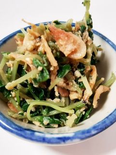 豆苗と小海老の卵炒め-レシピのメイン写真