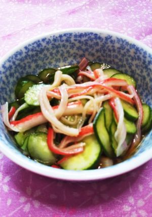 キュウリとカニかまの中華サラダ-レシピのメイン写真