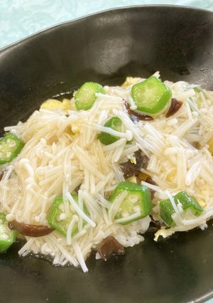 きのこあんかけっとチャーハン【JA福岡市-レシピのメイン写真