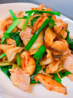 味付けは醤油だけで☆鶏キムチ炒め-レシピのメイン写真