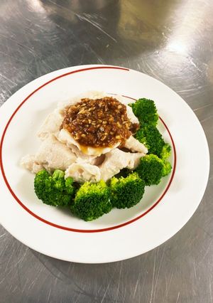 痩せる!鶏肉とブロッコリーの梅肉ソース-レシピのメイン写真