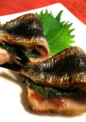 イワシの梅しそはさみ焼き-レシピのメイン写真