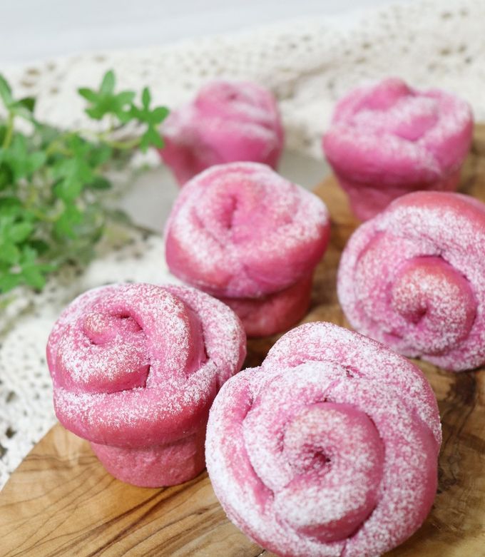 【美品】Vermicular ピンク ミルクパン レシピブック付き お花の形のビーツミルクパン【Hb使用】 by Nappuu 【クックパッド