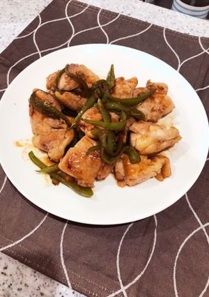 鶏もも肉とピーマンのケチャップソース炒め-レシピのメイン写真