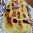ハンバーグの残りはドリアで美味しく♪