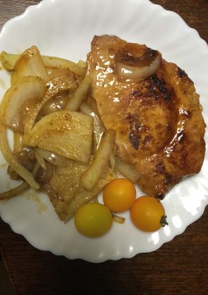ケチャップソースでポークステーキ-レシピのメイン写真