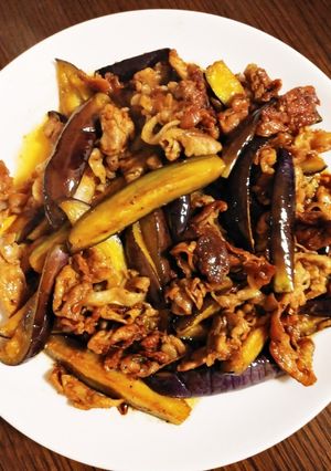 簡単☆なすと豚肉の焼き肉のタレ炒め☆-レシピのメイン写真