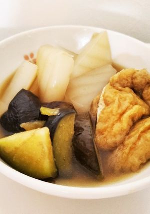 なすと油揚げの田舎煮-レシピのメイン写真