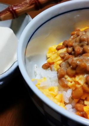 ズボラ！即席！納豆たまごごはん！楽！簡単-レシピのメイン写真
