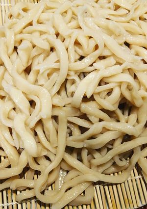 アメリカでも手打ちうどん!子供と一緒に!-レシピのメイン写真