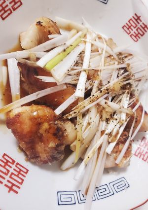 鶏胸肉とネギにんにく蜂蜜の中華ソース-レシピのメイン写真
