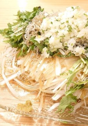 大根/水菜/オリーブオイル/ジャコ-レシピのメイン写真
