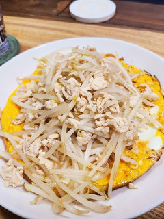 卵焼き素麺のモヤシ炒め乗せ-レシピのメイン写真