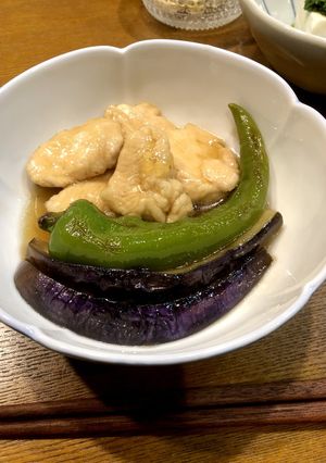 絶品!鶏ムネ肉とナスの煮浸し-レシピのメイン写真