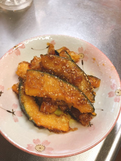 かぼちゃの甘辛炒め-レシピのメイン写真