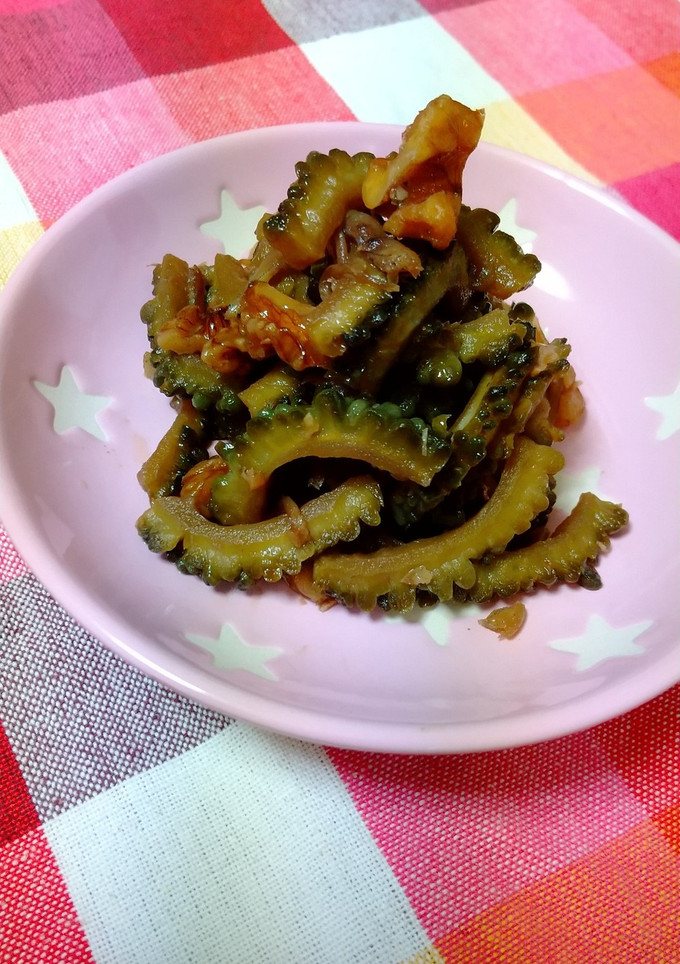 ゴーヤとジャコとくるみの佃煮-レシピのメイン写真