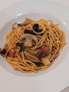 アヒージョの残りオイルできのこパスタ-レシピのメイン写真
