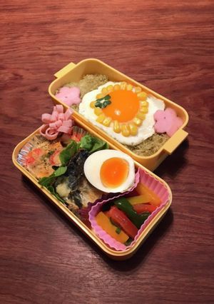 お弁当・・・136とろろご飯におひさま-レシピのメイン写真