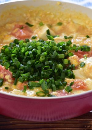 豆腐とトマトの中華風卵炒め-レシピのメイン写真