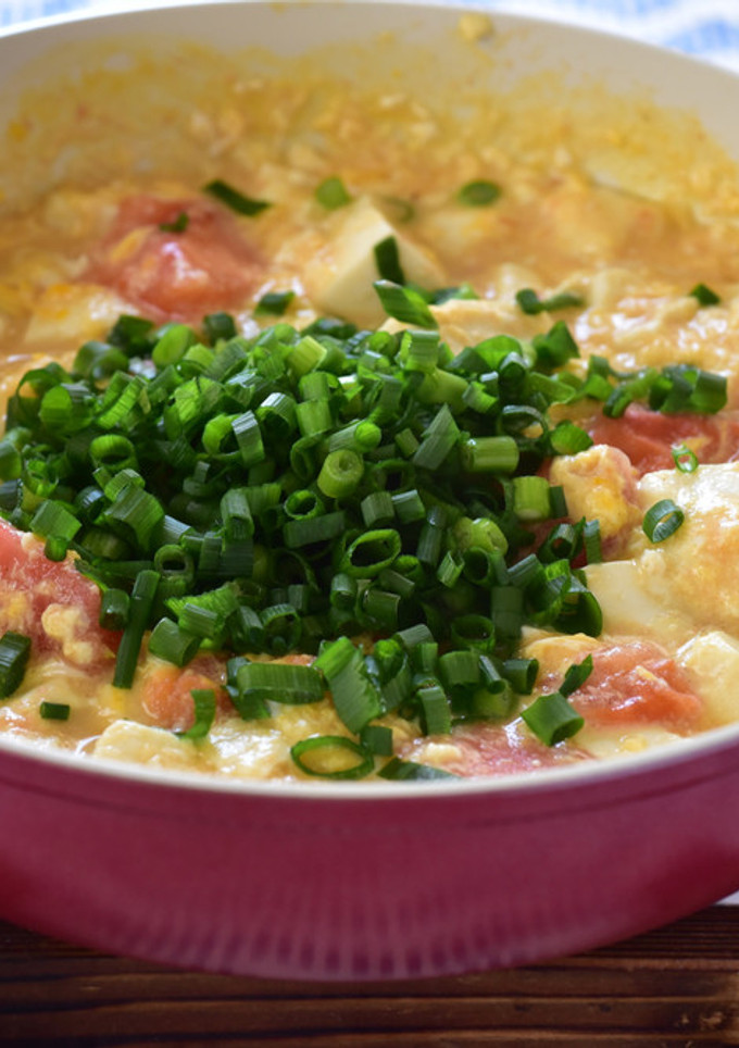 豆腐とトマトの中華風卵炒め-レシピのメイン写真