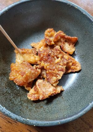 鶏皮でおつまみ( ´∀｀ )b-レシピのメイン写真