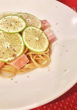 へべすとベーコンのバター醤油パスタ-レシピのメイン写真