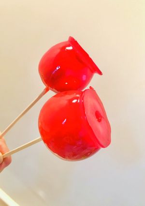 簡単屋台のりんご飴・子供達と楽しもう♬-レシピのメイン写真