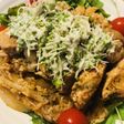 鶏肉のケチャップステーキ&チキンライス