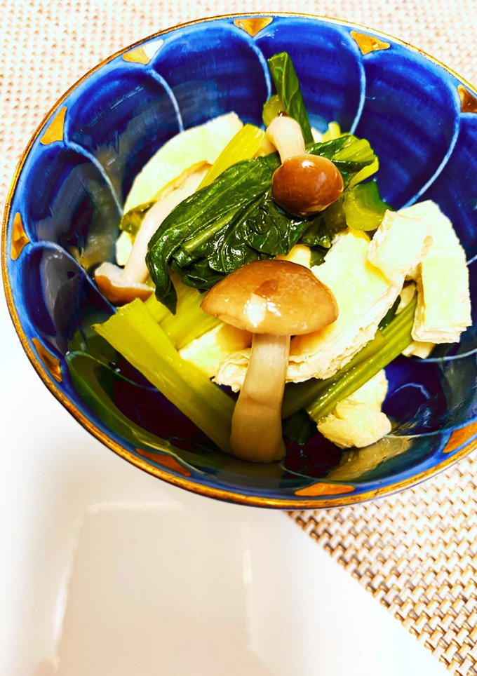 【10分で作れる】小松菜の煮浸し-レシピのメイン写真