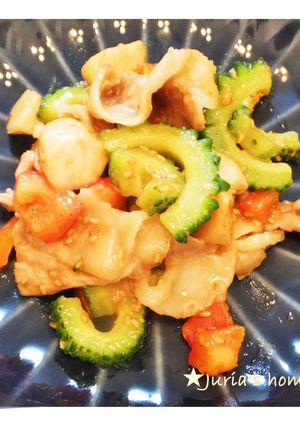 ご飯がすすむ★ゴーヤと豚肉の味噌炒め-レシピのメイン写真