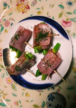 超簡単に！グリーンアスパラベーコン巻き-レシピのメイン写真