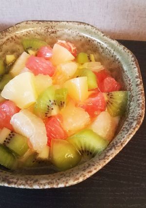 フルーツ ヨーグルト 蜂蜜-レシピのメイン写真