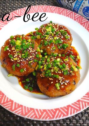 茄子たっぷり♪カレー照り焼き豚つくね-レシピのメイン写真