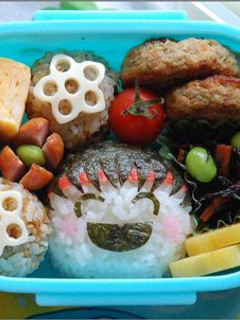 キャラ弁♪ニコニコおにぎり運動会弁当^^-レシピのメイン写真