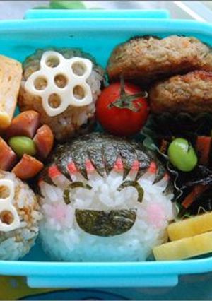 キャラ弁♪ニコニコおにぎり運動会弁当＾＾-レシピのメイン写真