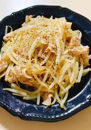 節約♪お弁当に副菜にもう一品豚もやし炒め-レシピのメイン写真