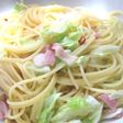 キャベツとベーコンのレンジペペロンチーノ