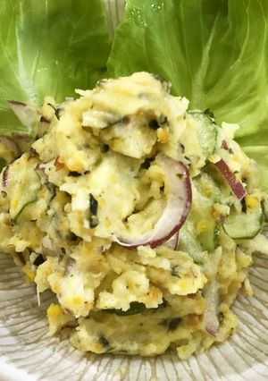 【美人レシピ】のりたまポテトサラダ-レシピのメイン写真