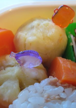 お弁当おやつに！サツマイモチーズ茶巾-レシピのメイン写真