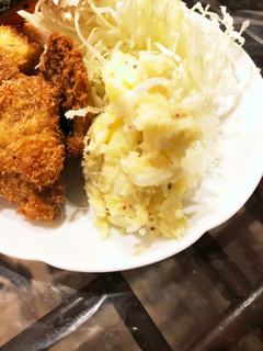 揚げ物に添えたいポテサラ、捨て野菜復活-レシピのメイン写真